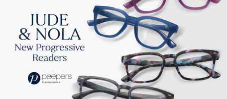 New Progressive Reading Glasses: Jude and Nola